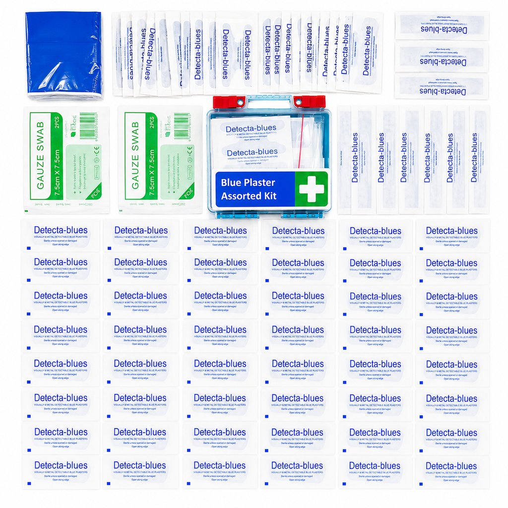 Metal Detectable Food Grade Blue Plaster Assorted Kit - Kitchen Essentials