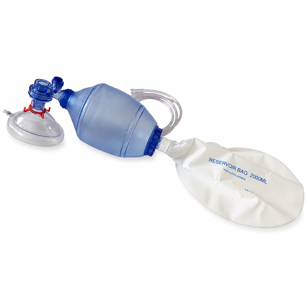 Disposable Adult Bag Valve Mask (BVM) Resuscitator
