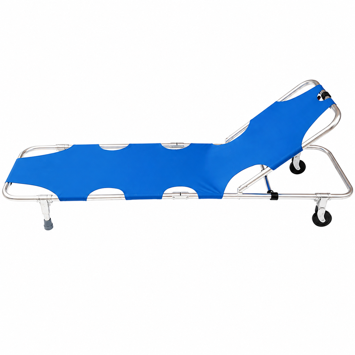 Compact Folding First Aid Stretcher with Wheels