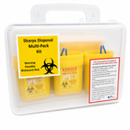 Sharps & Biohazard Waste Personal Containment Kit – 3 Pack