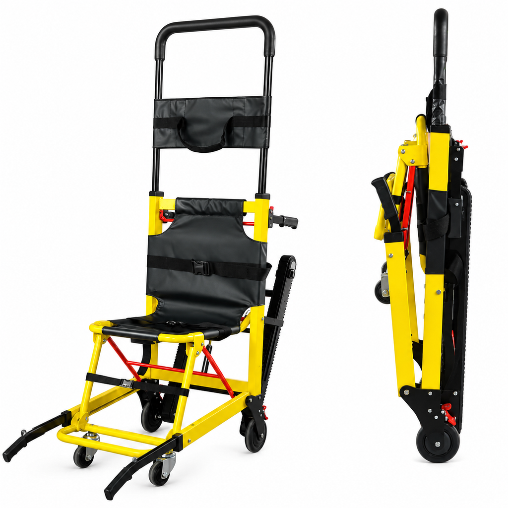Patient Folding Rescue Stair Chair Stretcher – Premium