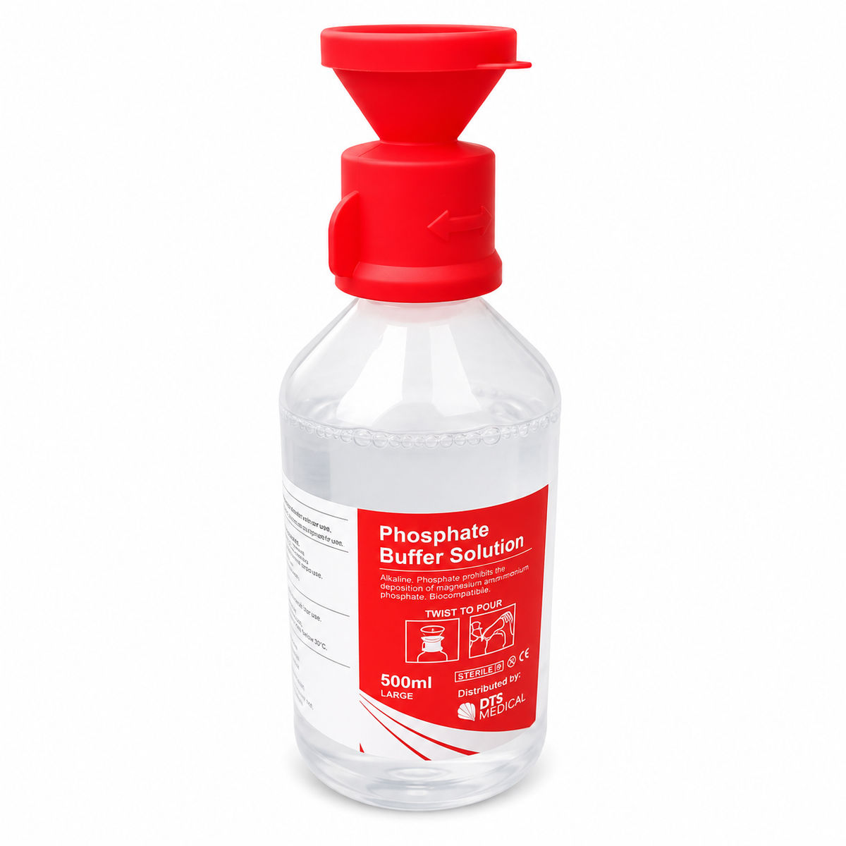 Phosphate Buffer Eye Wash 500ml with Eyebath & Cap - Anti Acid/Alkali Response