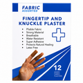 Fabric Assorted Knuckle & Fingertip Plasters (Pack of 12)