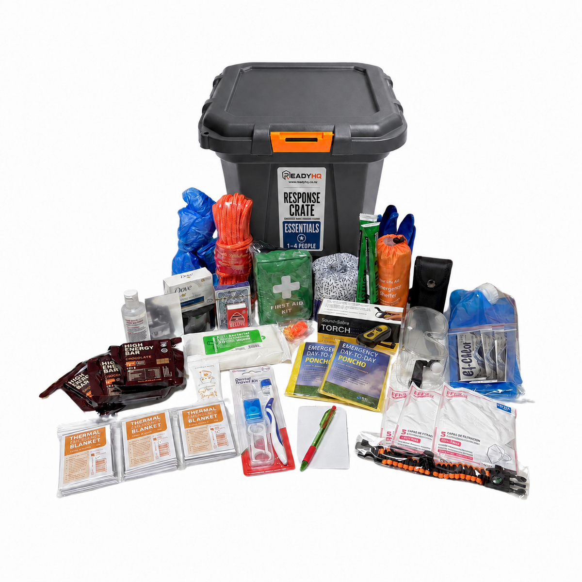 Essentials Response Crate | Civil Defence Kit Emergency Survival Box
