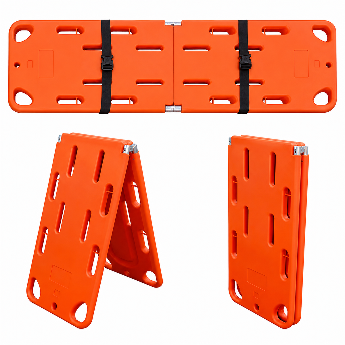 Patient Backboard Stretcher SF with Straps – Folding Lightweight Design